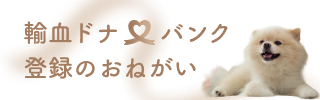輸血ドナーバンク登録のおねがい